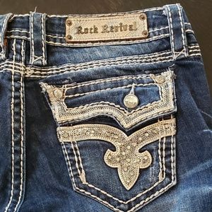 Rock Revival Kai Boot cut jeans Like New!!!!